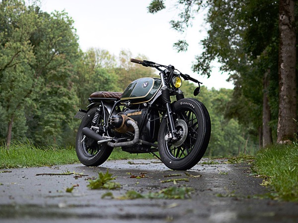 Selle en cuir pour moto custom